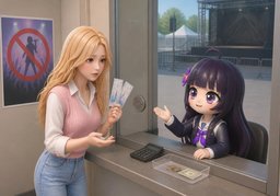 手续费可以退款吗？のイラスト