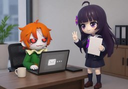 需要提供〜份复印件？のイラスト