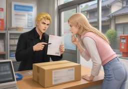 收件人是〜吗？のイラスト