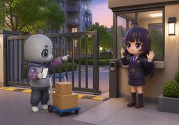请在送前联系〜のイラスト