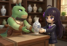 请轻拿轻放のイラスト