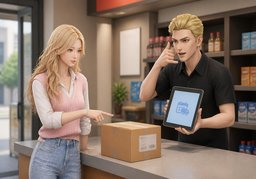 请帮我退回〜のイラスト