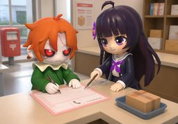 寄件需要提供〜吗？のイラスト