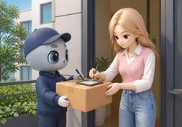 我要签收〜のイラスト