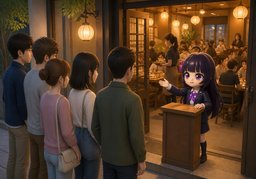 最多能容纳多少人？のイラスト