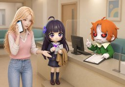 可以把预约转给〜吗？のイラスト