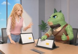 下次汇报时间是〜のイラスト