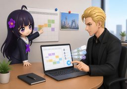 请协调〜的日程のイラスト