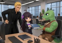 我已经把工作交接给〜のイラスト