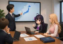 范围是〜のイラスト