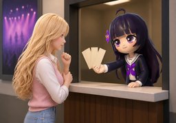 〜张票のイラスト