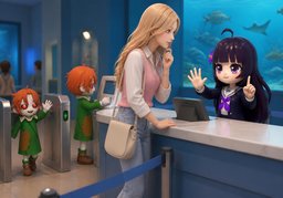 〜几岁以下免费？のイラスト