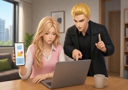 收不到〜怎么办？のイラスト