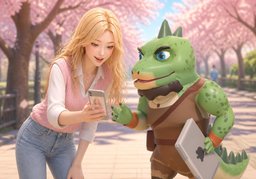 我刚拍了你のイラスト