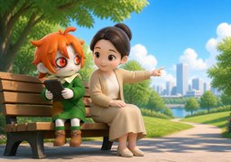 抬头のイラスト