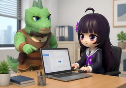 请把〜转给〜のイラスト