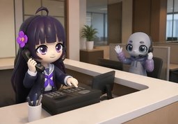 我把电话转给〜のイラスト