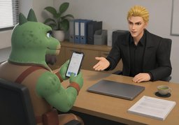 可以给您发〜吗？のイラスト