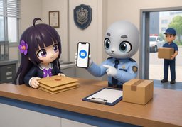 证据如何发送？のイラスト