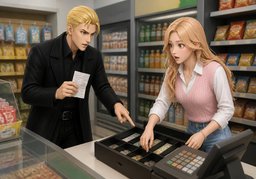 你们收错钱了のイラスト