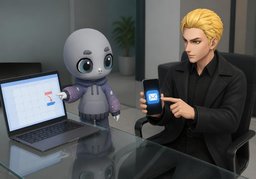 你想怎么联系？のイラスト