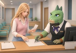 我想把预约推迟到〜のイラスト