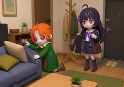 钥匙不见了のイラスト