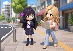 我走错路了吗？のイラスト