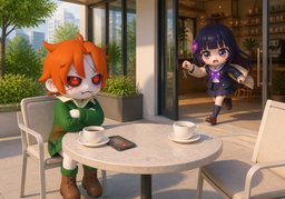 我记错时间了のイラスト
