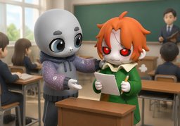 别怕のイラスト
