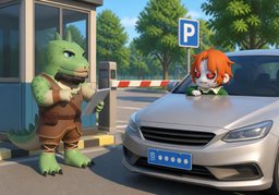 车牌号是〜のイラスト