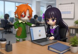 可以调取〜吗？のイラスト