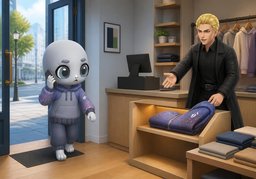 请先保留〜のイラスト