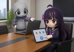 请把〜发给大家のイラスト
