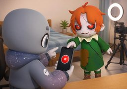 停止录制のイラスト