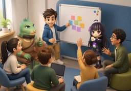 每人发言〜のイラスト
