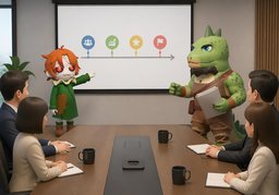 上次会议回顾のイラスト