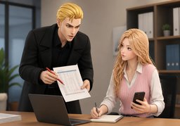 我们去核实一下のイラスト