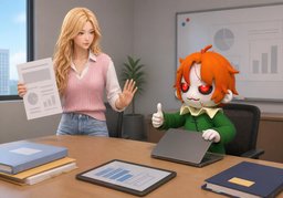 先把〜搁置一下のイラスト