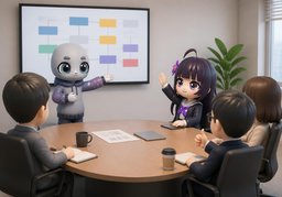 大家〜同意吗？のイラスト