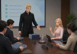 会议到此结束のイラスト
