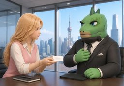 我在〜公司〜部门，担任〜のイラスト
