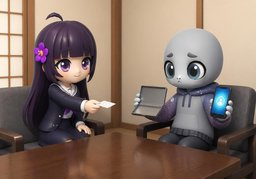 抱歉，我没有带名片のイラスト