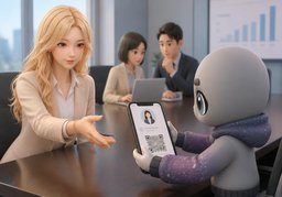 可以加〜微信吗？のイラスト
