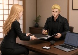 请过目のイラスト