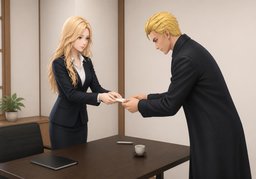 也请多关照のイラスト