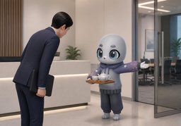 我代表〜公司来访のイラスト