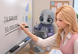 我更正一下のイラスト