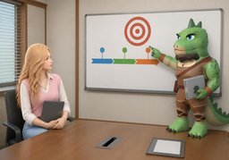能否简要说明一下？のイラスト