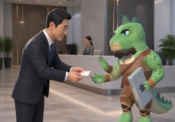 我们见过面吗？のイラスト